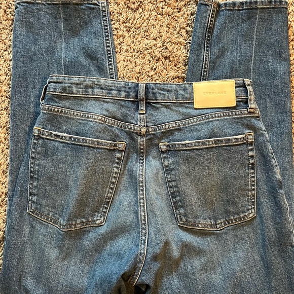 Everlane High Rise Straight Jean Size 28 Ankle - Picture 3 of 4